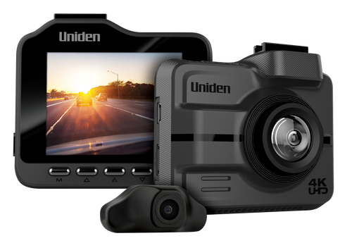 Uniden Ultra 4K Smart Dash Cam with FULL HD Rear View Camera