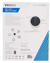 Vivitar Smart Home Camera 360 View IP Cam w/ Digital Pan-Tilt-Zoom